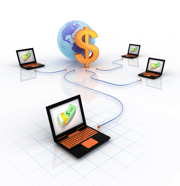 Computers connecting back to money connecting to the world